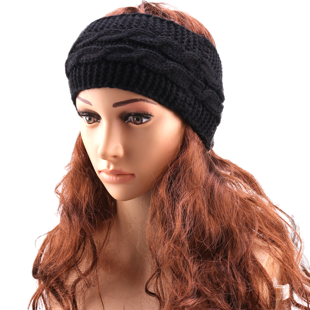 Fleece Ear Warmer Band - Hair Bands Hemp Headband Woman Fleece