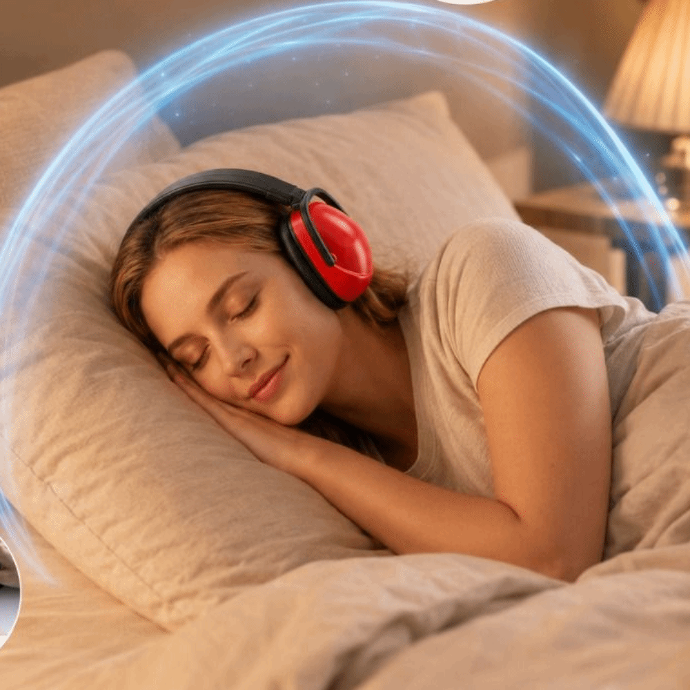 Earmuffs Foldable - Foldable Adjustable Head Earmuffs Noise Reduction