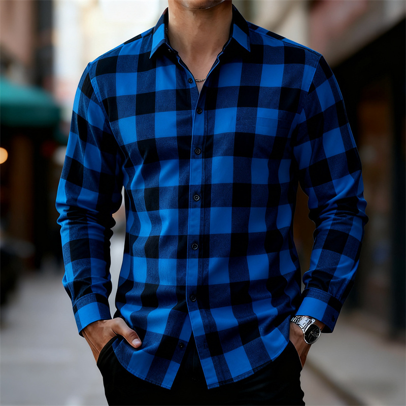 Men's Classic Red and Black Pl - Flannel Shirt Lined review and price