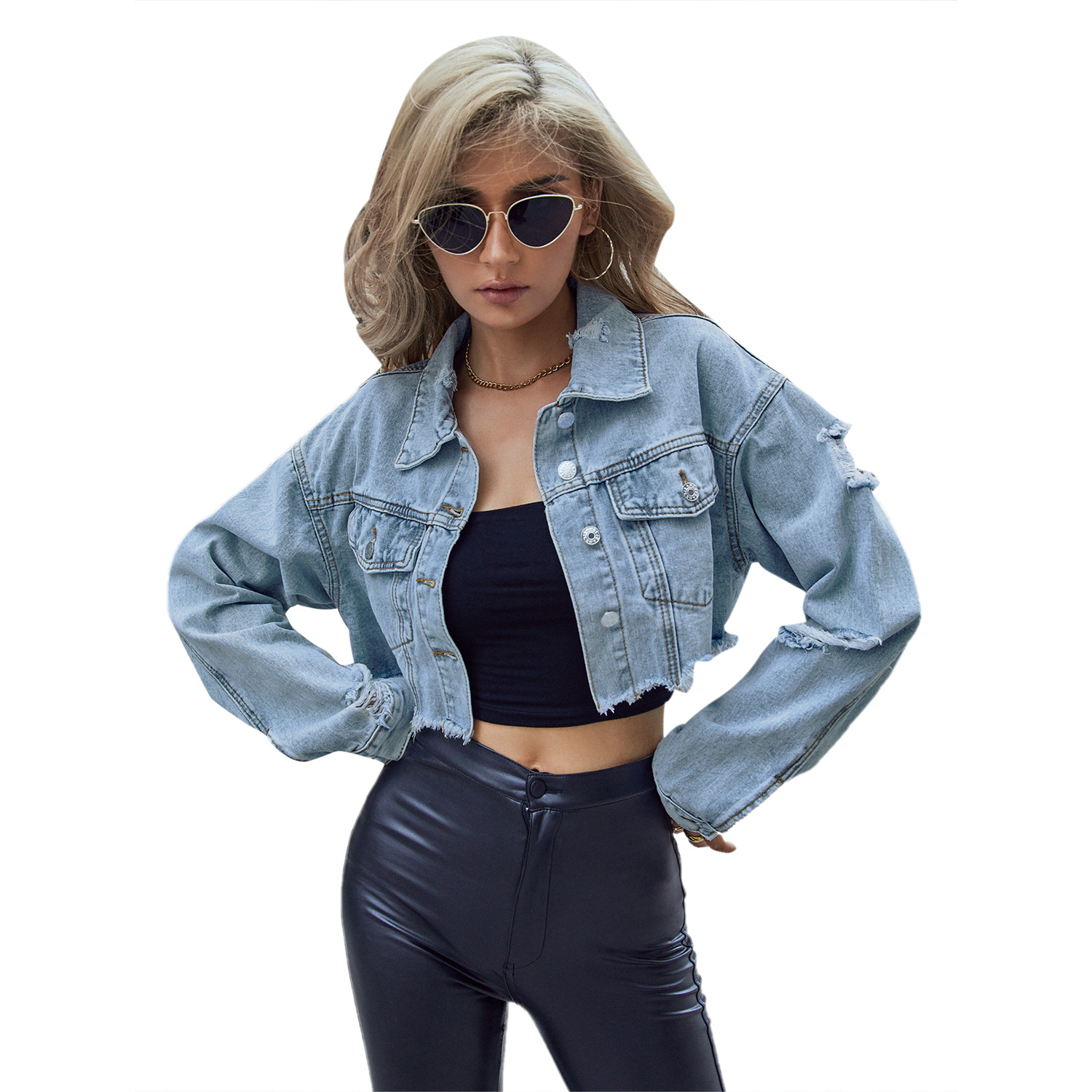 Women Denim Coats Solid Short  - Down Jacket Packable review and price